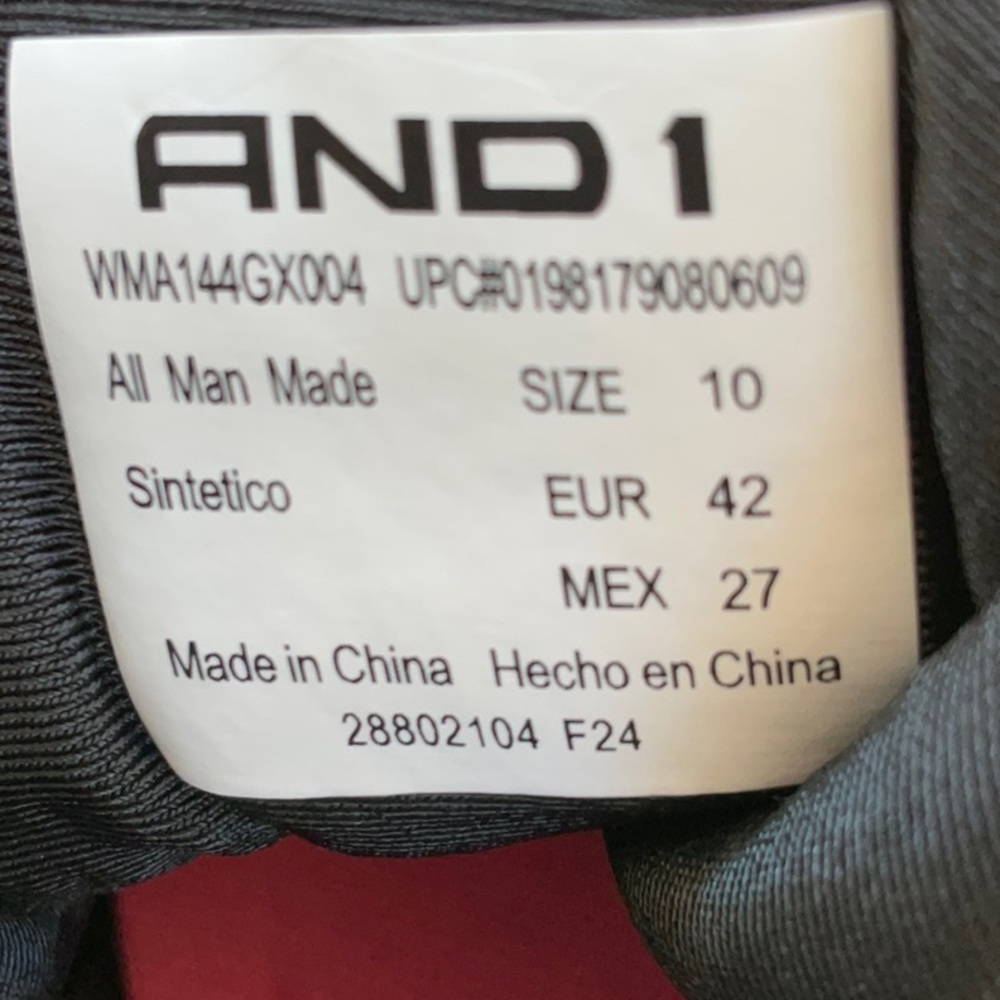 And1 Odor  Control Women’s High-Top Sneakers Size 10 NWT - Picture 9 of 11